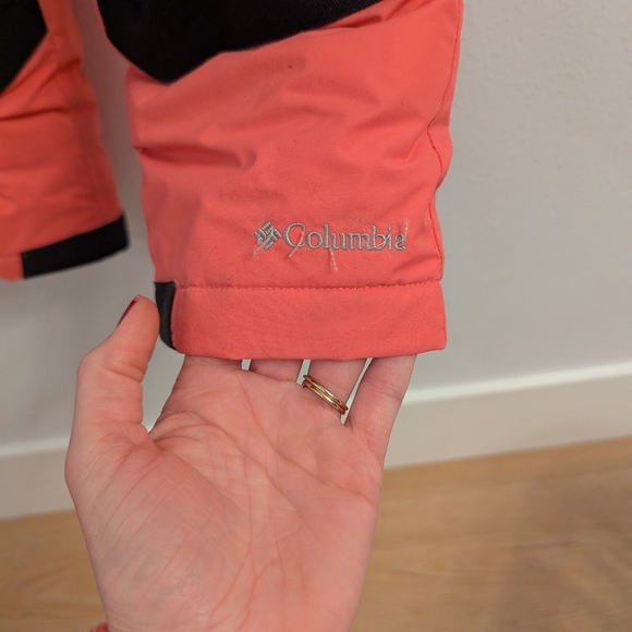 Columbia Toddler Buga Bibs Snowsuit Girl Ski Snowboard Neon Pink Purple - Picture 3 of 7